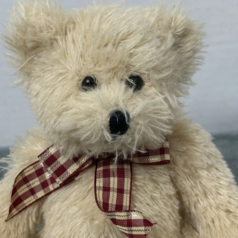 Vintage Ganz Teddy Bear Plush Bean Bottom 